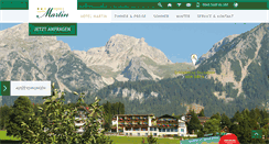 Desktop Screenshot of hotel-martin.at